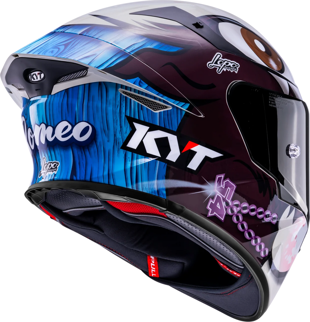 Casco KYT TT-REVO Riccardo Rossi Catalan Replica
