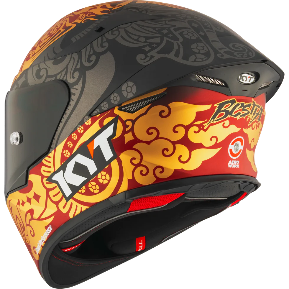 Casco KYT TT-REVO Bastianini Indonesia 2024 Replica