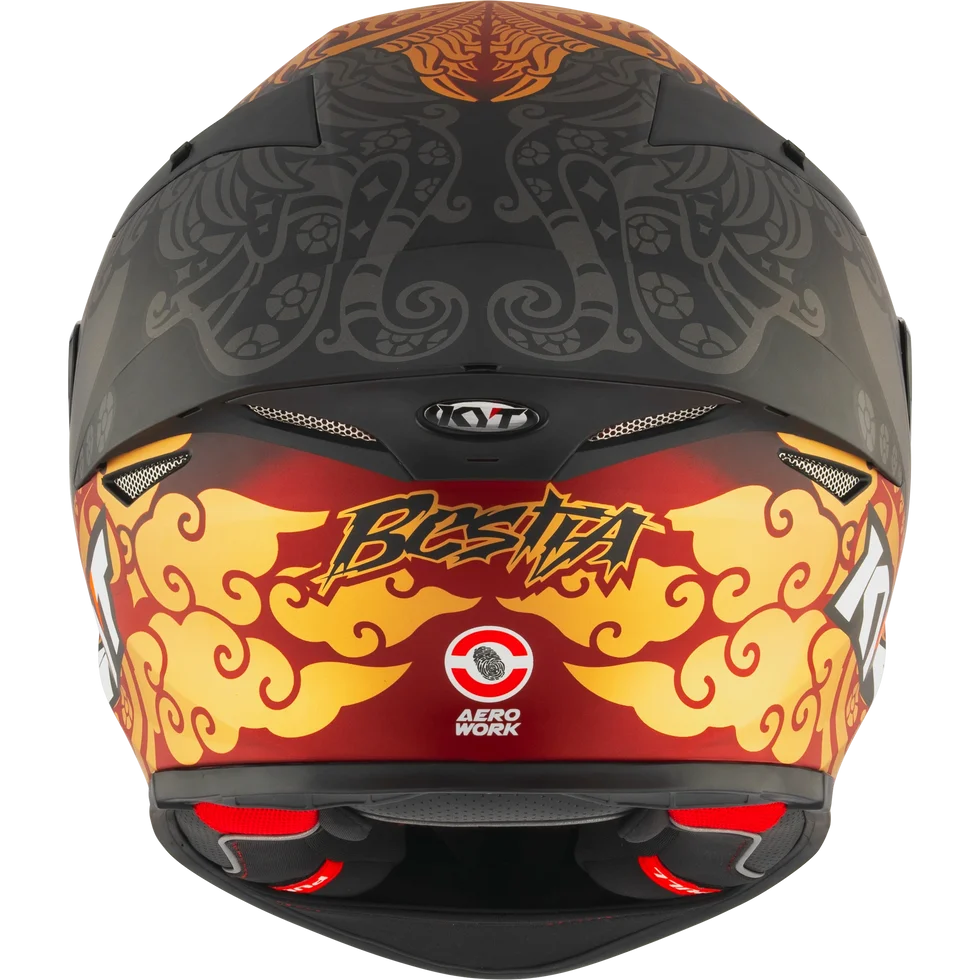 Casco KYT TT-REVO Bastianini Indonesia 2024 Replica