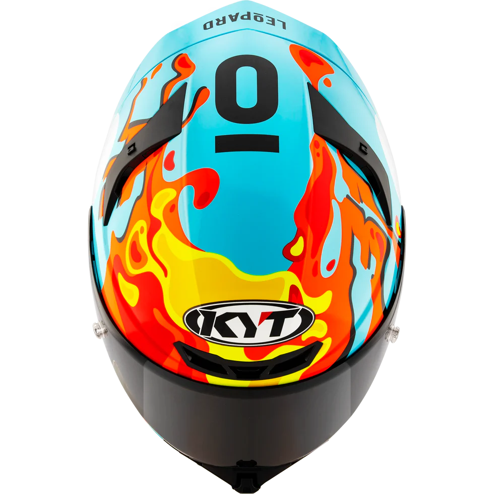 Casco KYT TT-REVO Leopard Replica Aragon