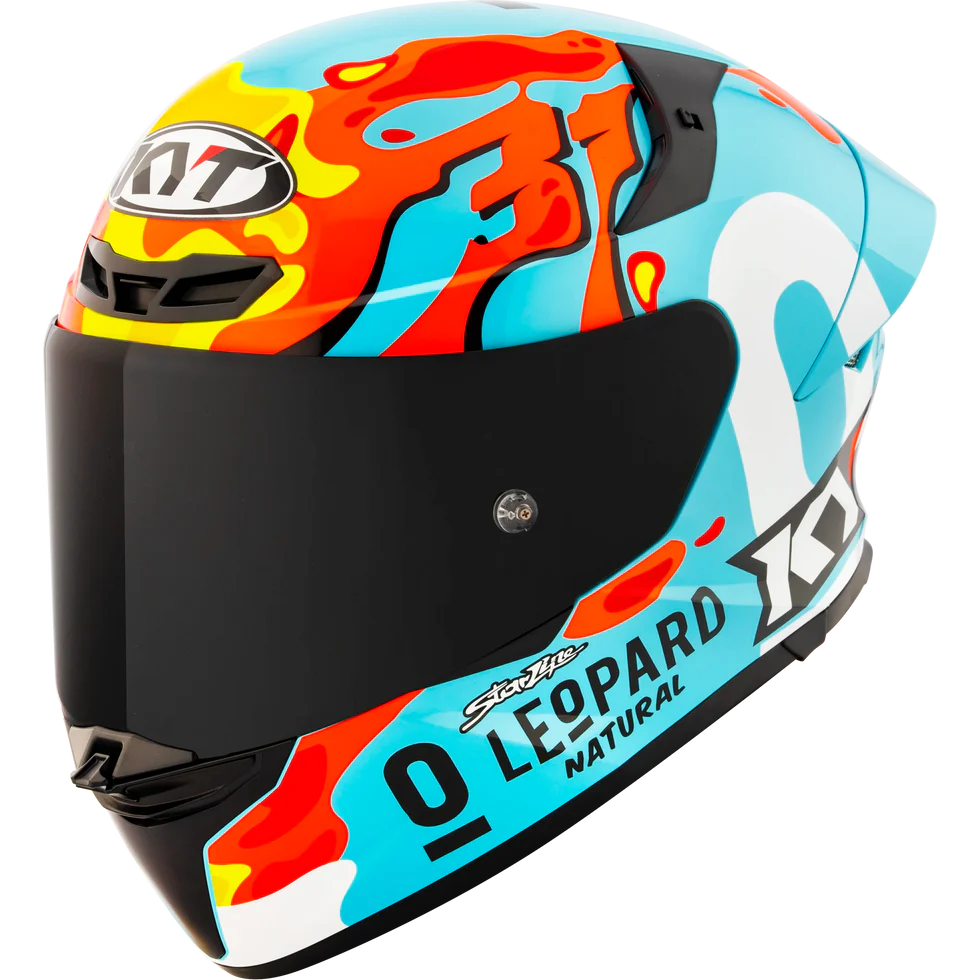 Casco KYT TT-REVO Leopard Replica Aragon