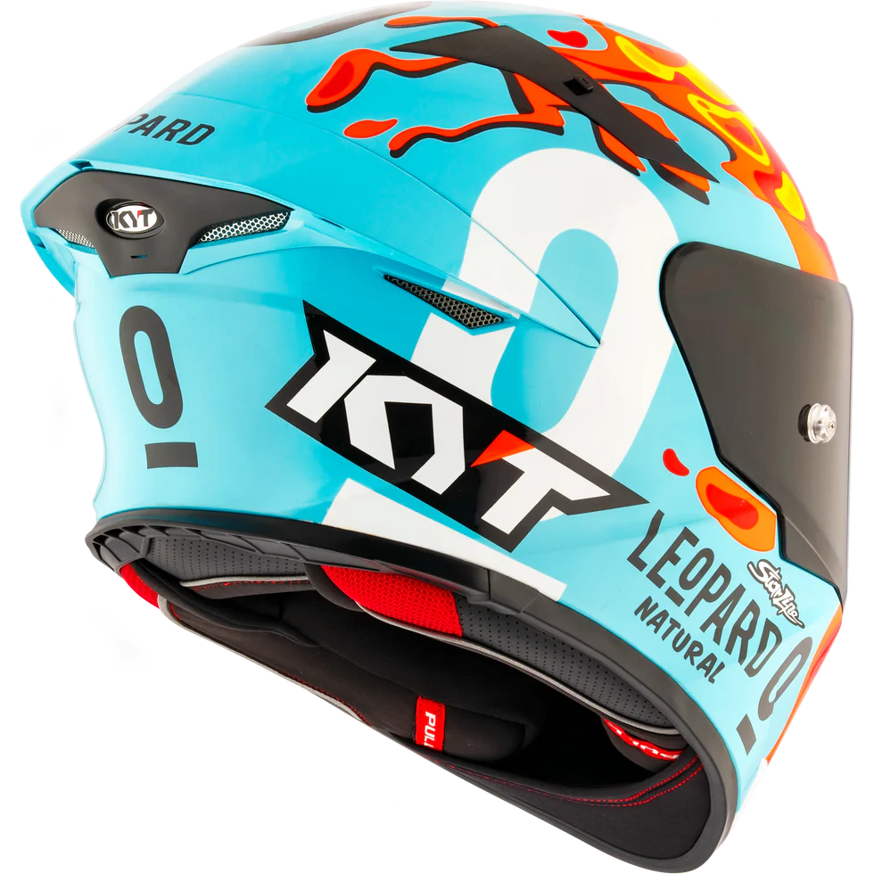 Casco KYT TT-REVO Leopard Replica Aragon