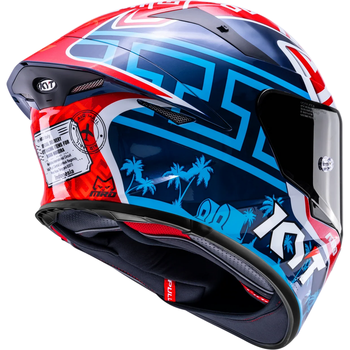 Casco KYT TT-REVO Moreira Mandalika Replica