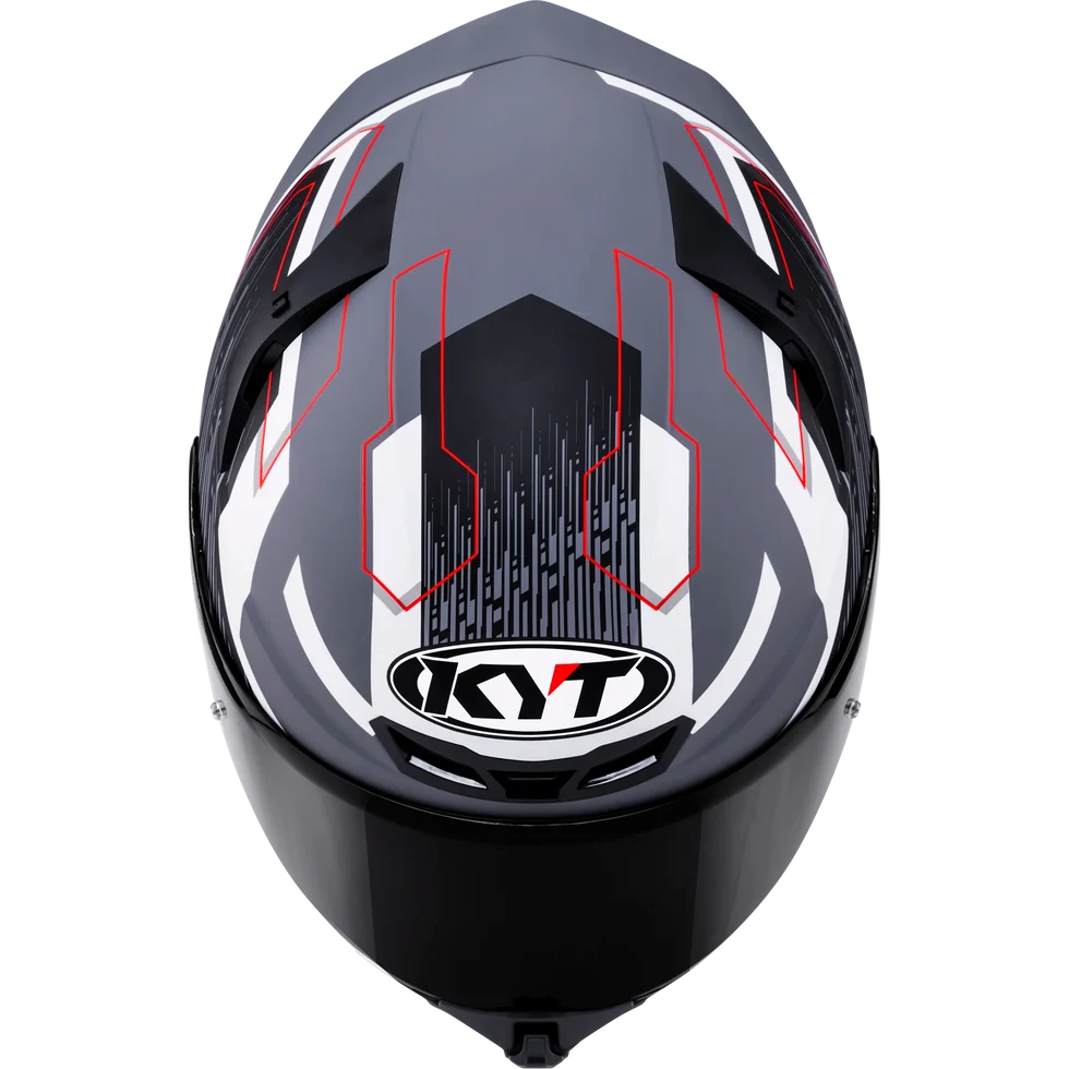 Casco KYT TT-REVO Speeding Matte GRL Grey