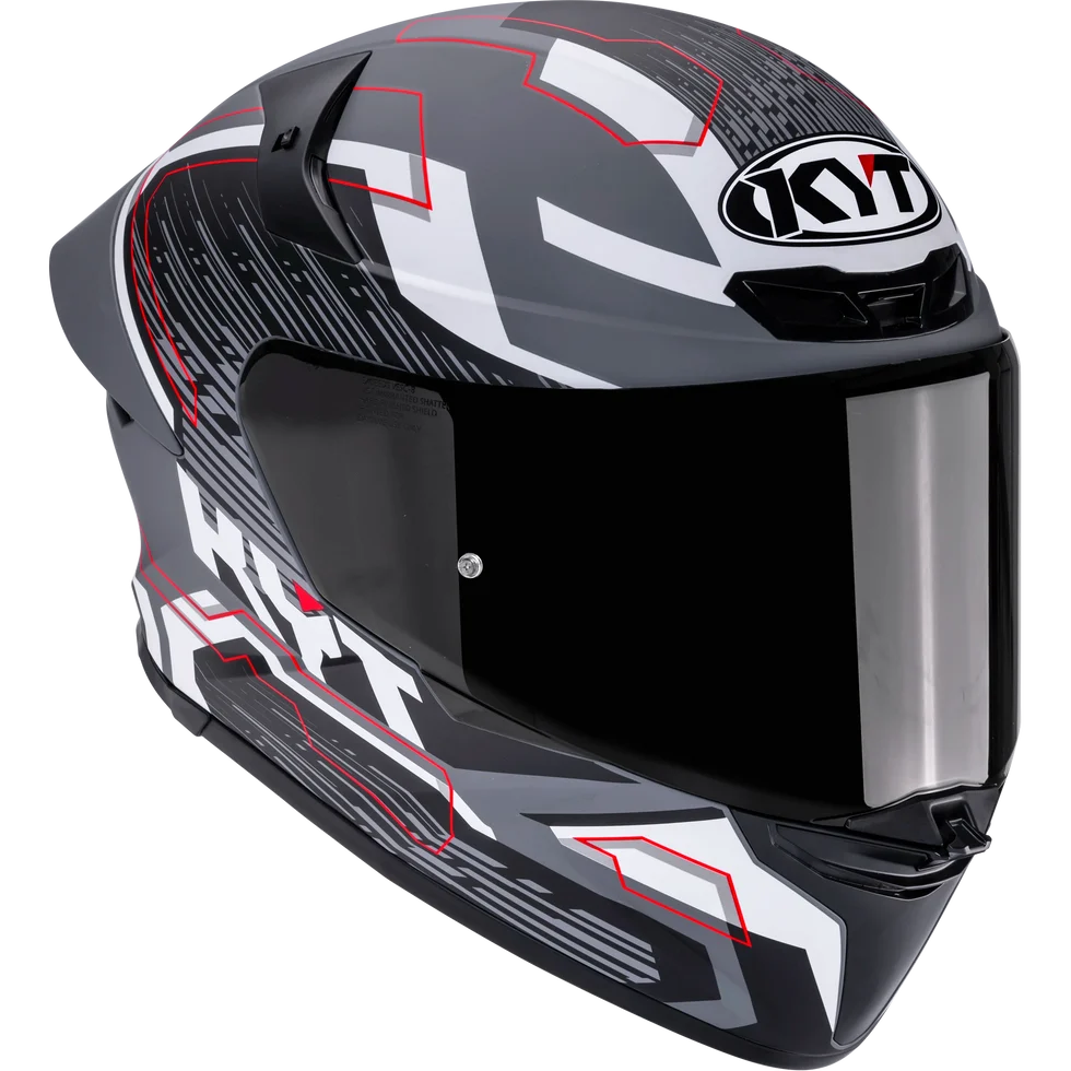 Casco KYT TT-REVO Speeding Matte GRL Grey