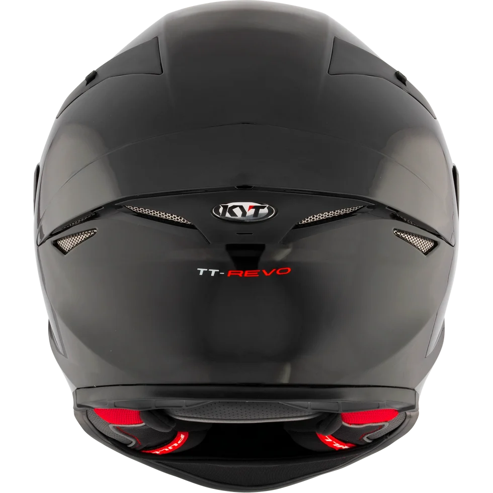 Casco KYT TT-REVO Plain Black (Glossy)