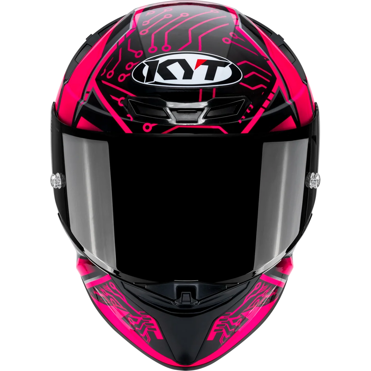 Casco KYT TT-REVO Hyper Pink