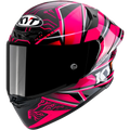 Casco KYT TT-REVO Hyper Pink