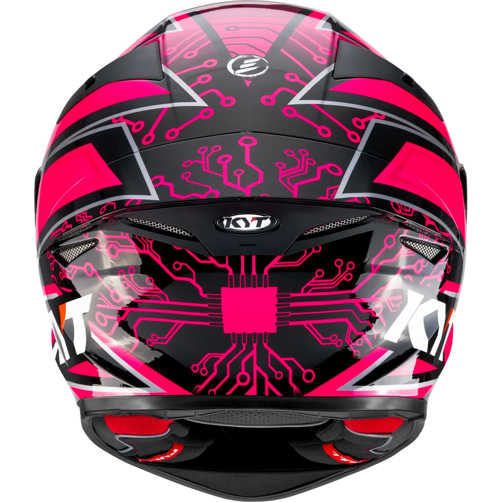 Casco KYT TT-REVO Hyper Pink